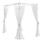 Cilek Rustic White Canopy Poster Sheers Only - Kids Haven